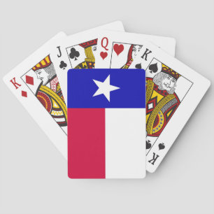 Drapeau des cartes de jeu du Texas