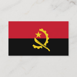 Drapeau des Cartes de visite angolais