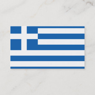 Drapeau des Cartes de visite grecs