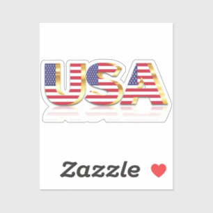 Drapeau des États-Unis d'Amérique Sticker patrio