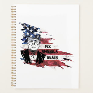 Drapeau des Etats-Unis.Donald Trump.