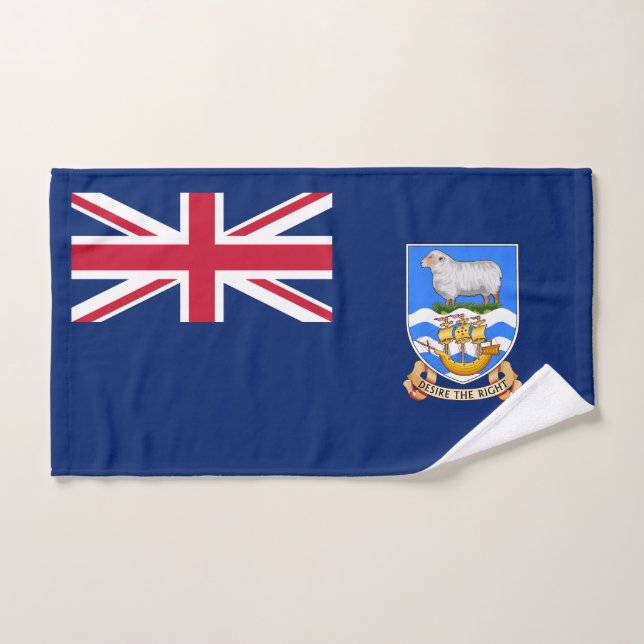 Drapeau des îles Falkland (Serviette à main)
