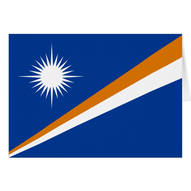 Drapeau des Îles Marshall (Devant horizontal)
