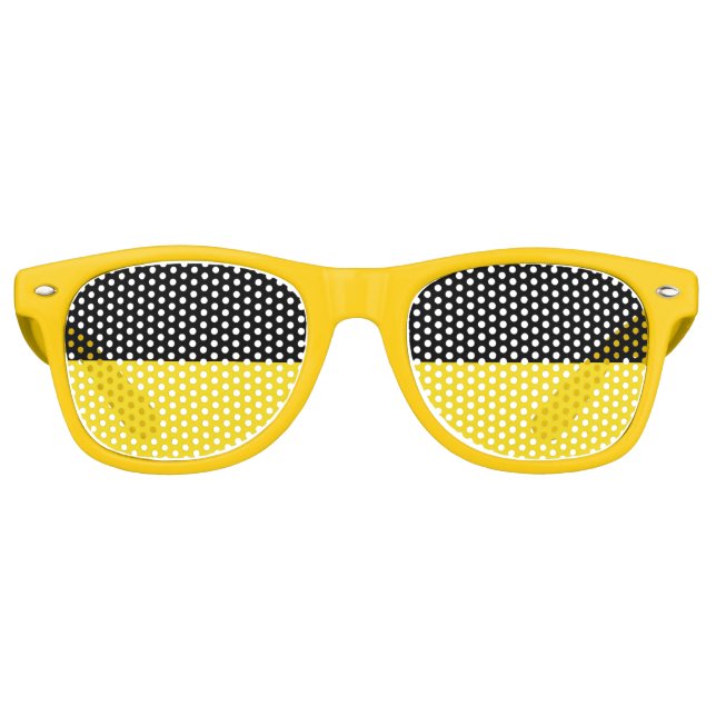 Drapeau des Lunettes de soleil rétro du Bade-Wurte (Devant)