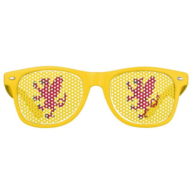 Drapeau des lunettes de soleil rétro Somerset (Devant)