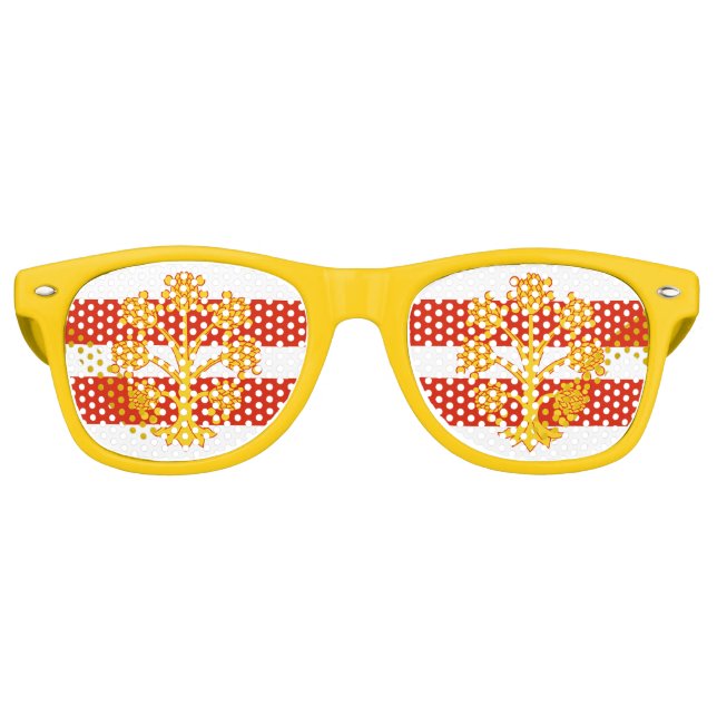 Drapeau des lunettes de soleil rétro Westmorland (Devant)