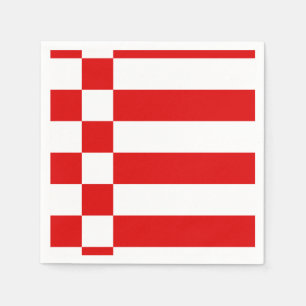 Drapeau des serviettes en papier de Brême