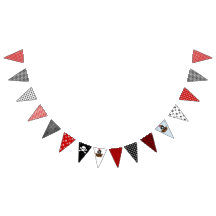 Drapeau d'étamine de partie de pirate
