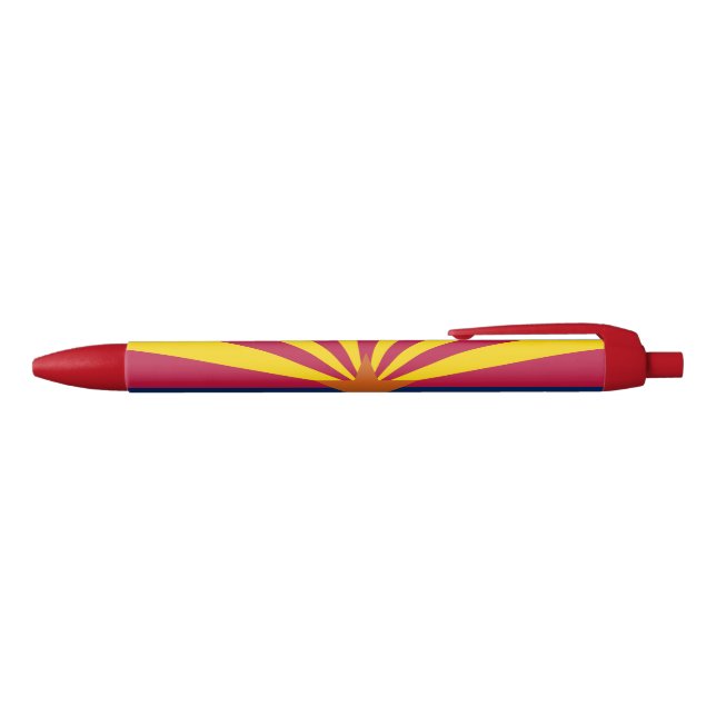 Drapeau d'État Arizona stylo d'encre bleue (Haut)