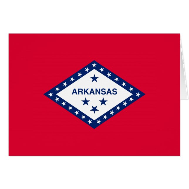 Drapeau d'État Arkansas (Devant horizontal)