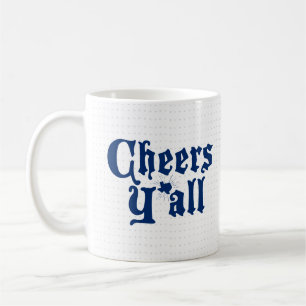 Drapeau d'Etat Bleu Cheveux Y'all Coffee Mug
