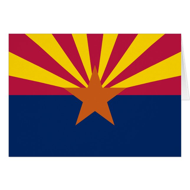 Drapeau d'État de l'Arizona (Devant horizontal)