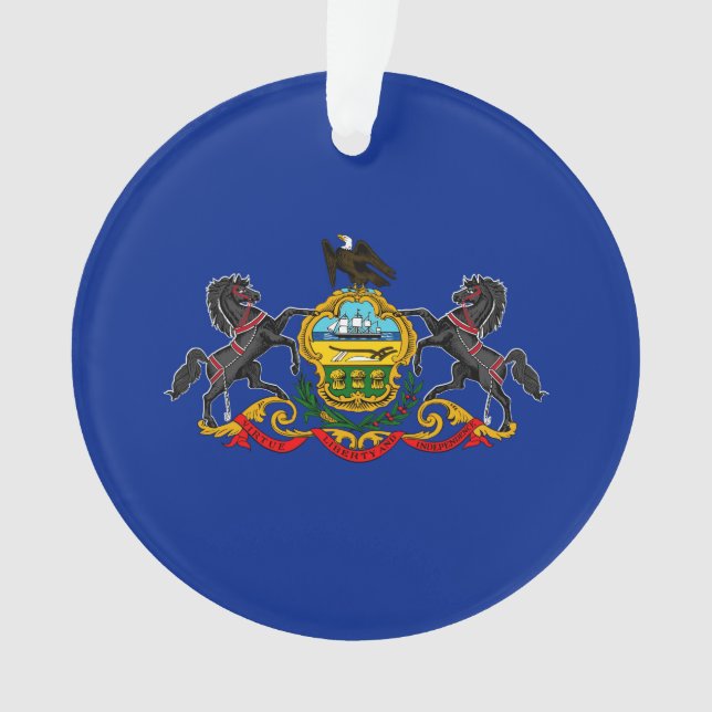 Drapeau d'État de Pennsylvanie Décor design (devant)