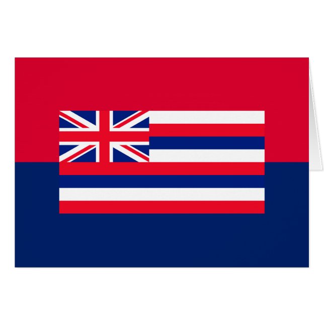 Drapeau d'État d'Hawaii (Devant horizontal)