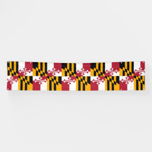 Drapeau d'État du Maryland Bannière de décoration 