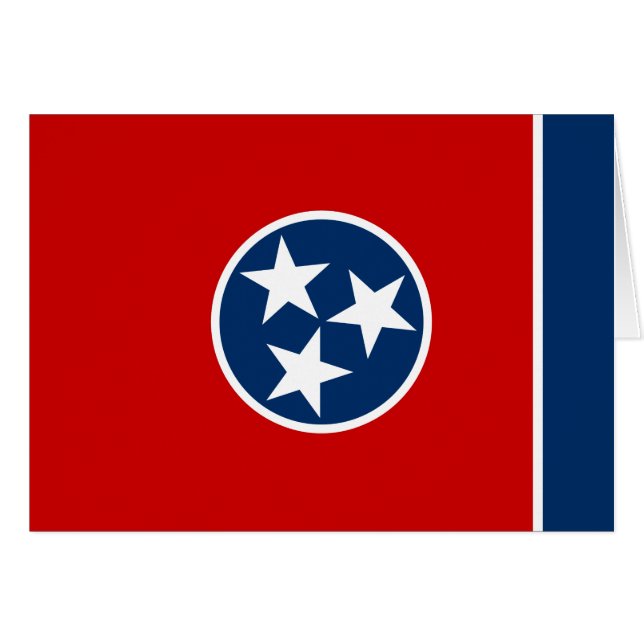 Drapeau d'état du Tennessee (Devant horizontal)