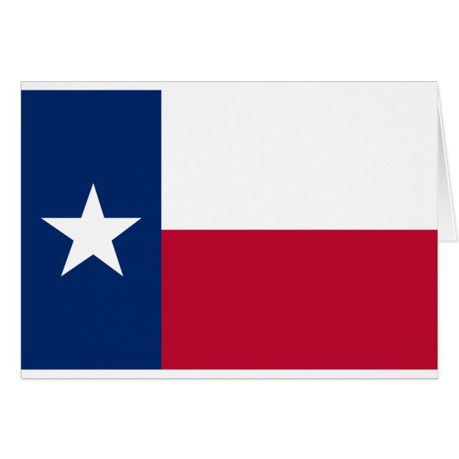 Drapeau d'État du Texas (Devant horizontal)