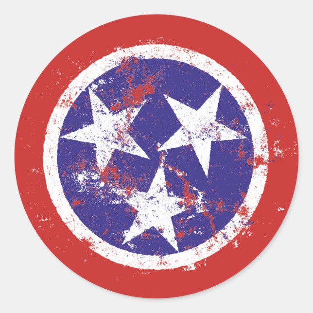 Drapeau D'État En Perte Sur Les Stickers Du Tennes (Devant)