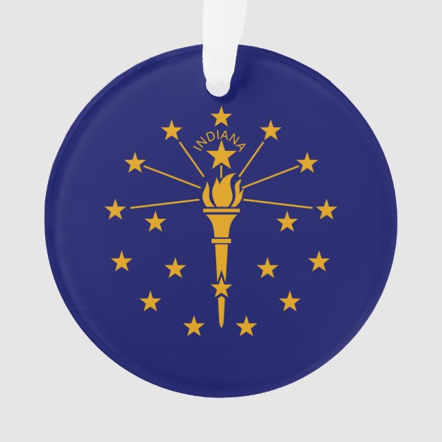 Drapeau d'état Indiana (devant)