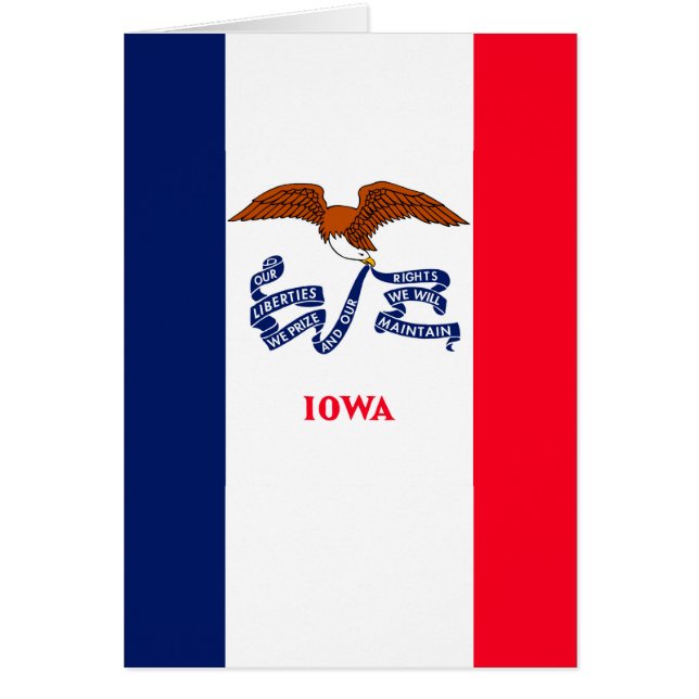 Drapeau d'État Iowa (Devant)