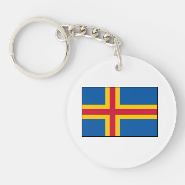 Drapeau d'îles de Åland (Devant)