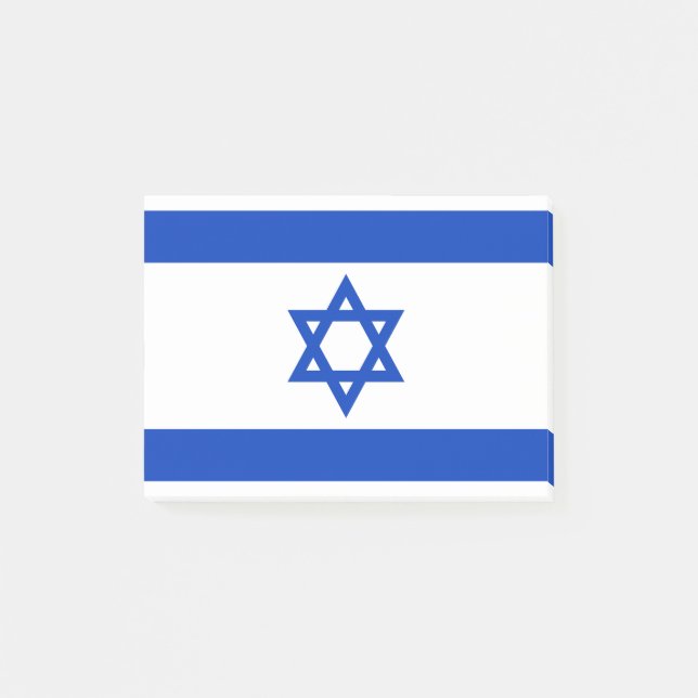 Drapeau d'Israël Post-it® Notes (Devant)