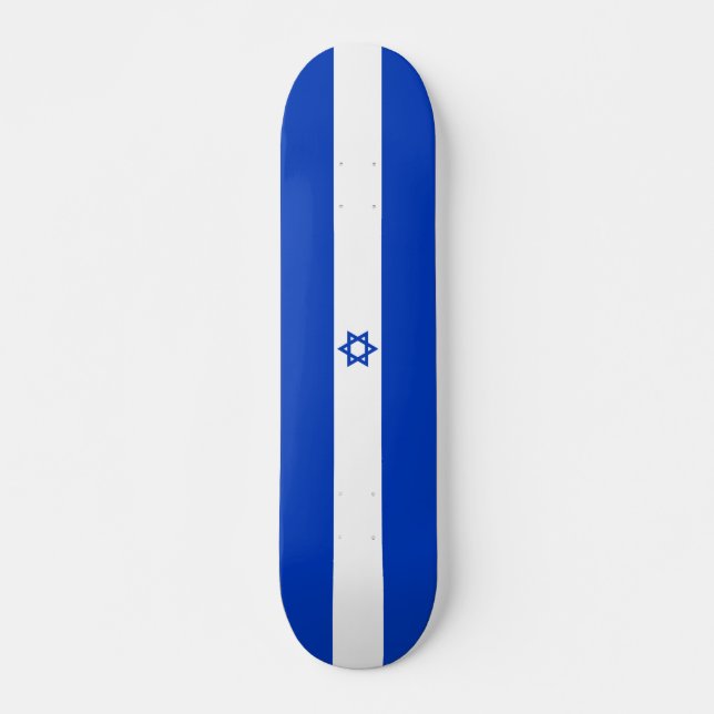 Drapeau d'Israël Skateboard (Devant)