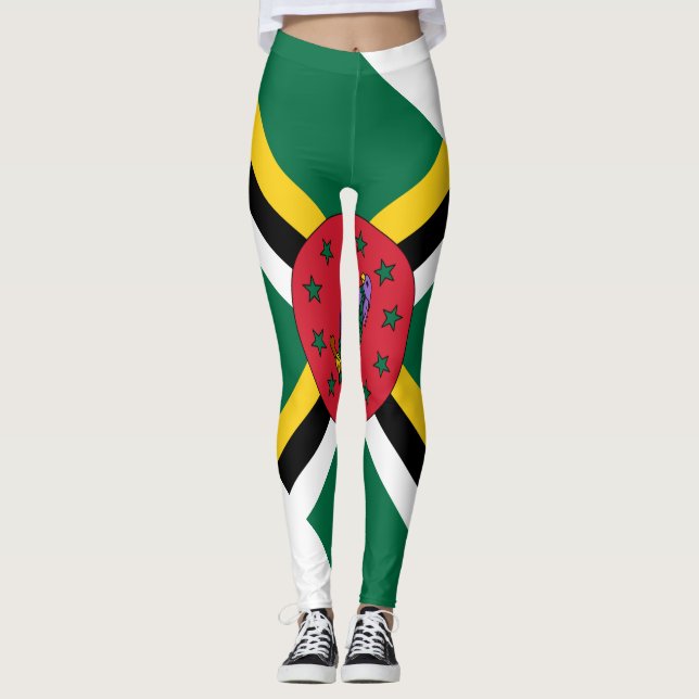 Drapeau Dominique Leggings (Devant)
