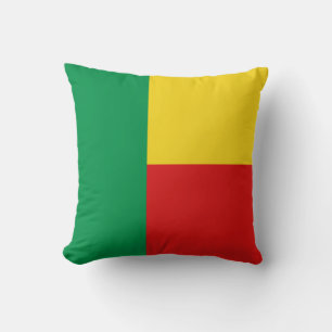 Drapeau du Bénin x Coussin du drapeau