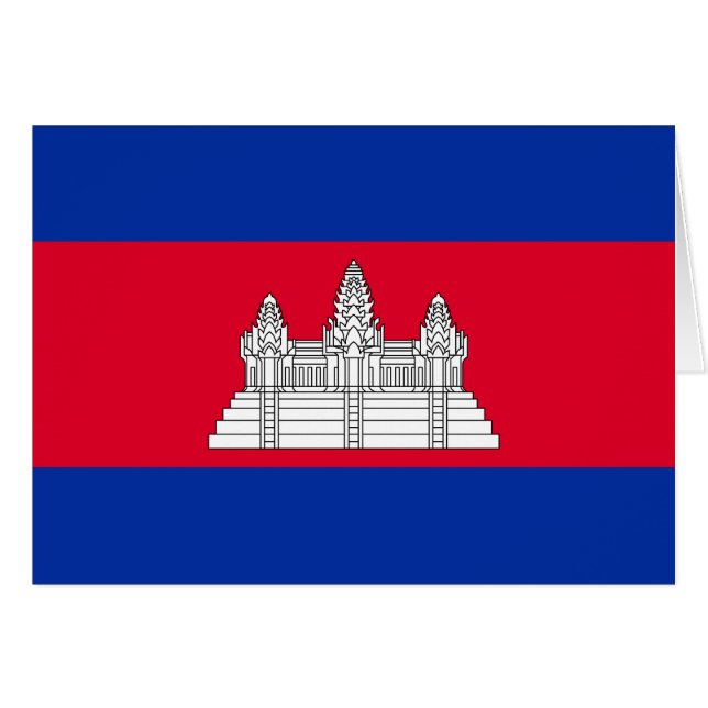 Drapeau du Cambodge patriotique (Devant horizontal)