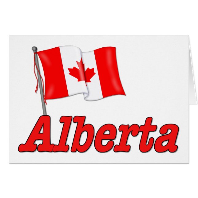Drapeau du Canada - Alberta (Devant horizontal)
