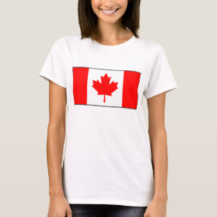 Drapeau du Canada x Carte T-shirt