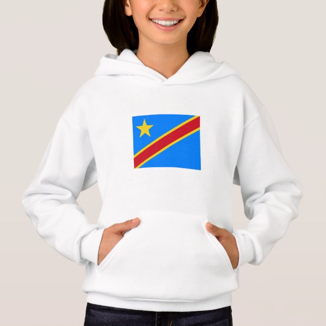 Drapeau du Congo Kinshasa (Devant)
