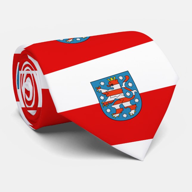 Drapeau du Cravate de Thuringe (Roulé)