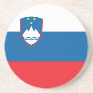 Drapeau du Dessous de verre Slovénie