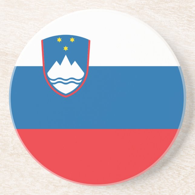 Drapeau du Dessous de verre Slovénie (Devant)