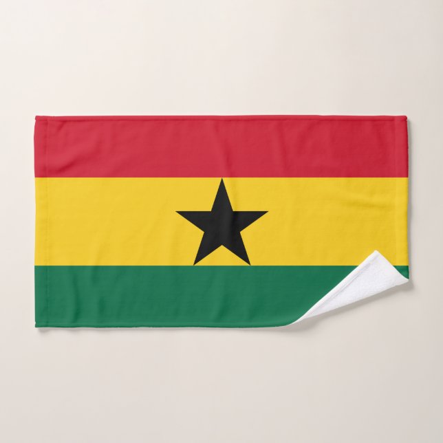 Drapeau du Ghana (Serviette à main)