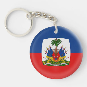 Drapeau du Haïti de porte-clés