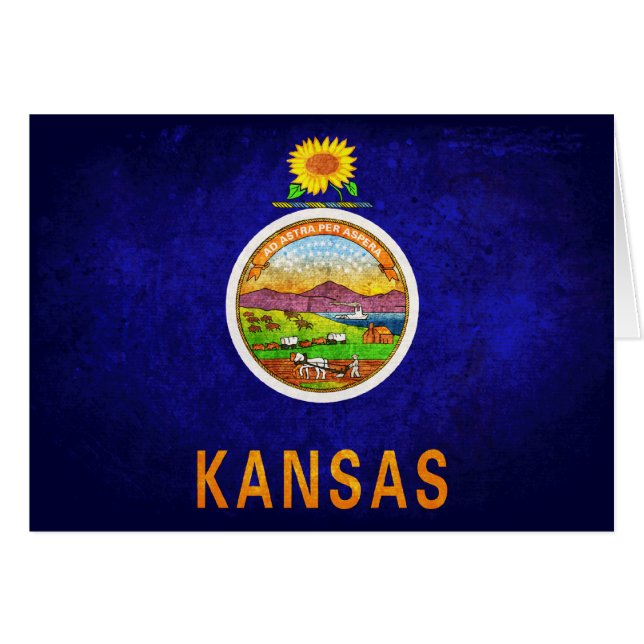 Drapeau du Kansas (Devant Horizontal)