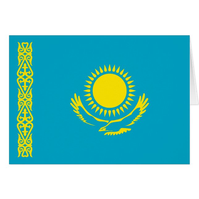 Drapeau du Kazakhstan (Devant horizontal)