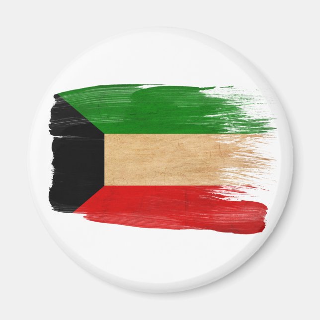 Drapeau du Koweït Magnets (Devant)
