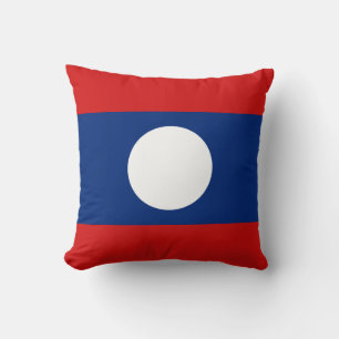 Drapeau du Laos x Coussin du drapeau