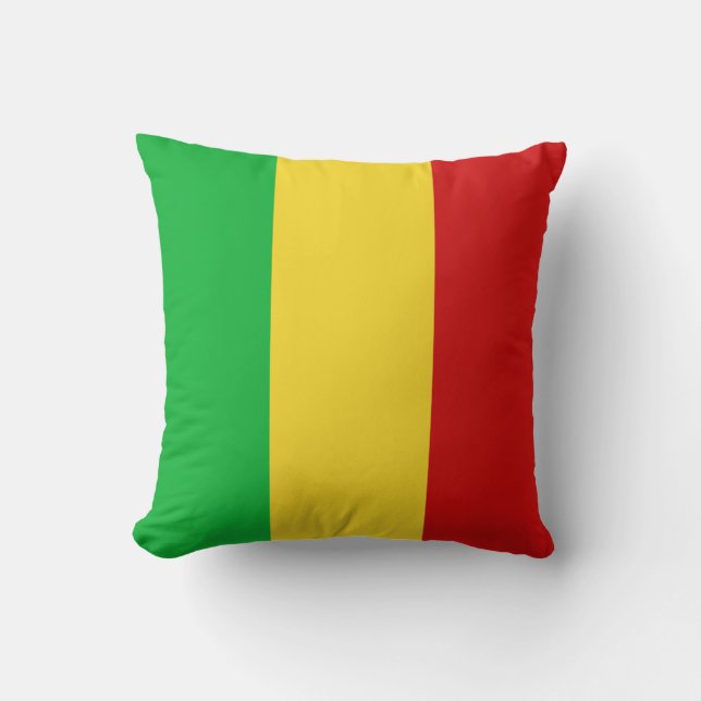 Drapeau du Mali x Coussin de drapeau (Recto)