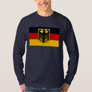 Drapeau du manteau de l'Allemagne du T-shirt de