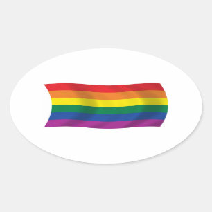 Drapeau du Mouvement de la Fierté Gay Autocollant