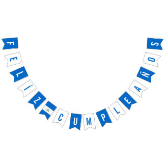Drapeau du Nicaragua Décorations du parti d'annive