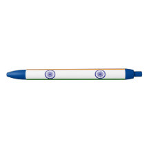 Drapeau du pays Inde stylo à bille rétractable