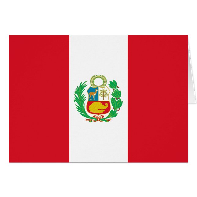 Drapeau du Pérou (Devant horizontal)