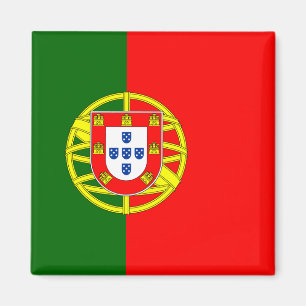 Drapeau du Portugal Magnet (Carré)