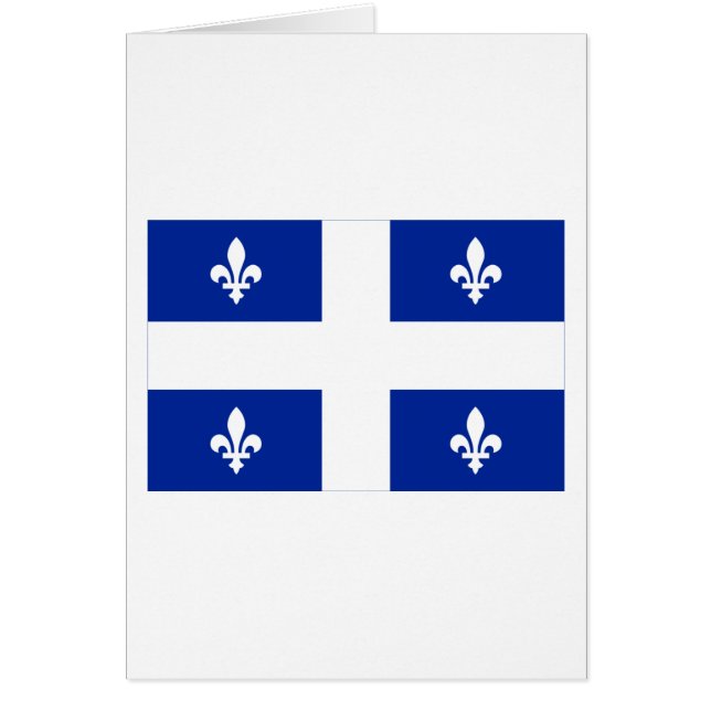 Drapeau du Québec, Canada (Devant)
